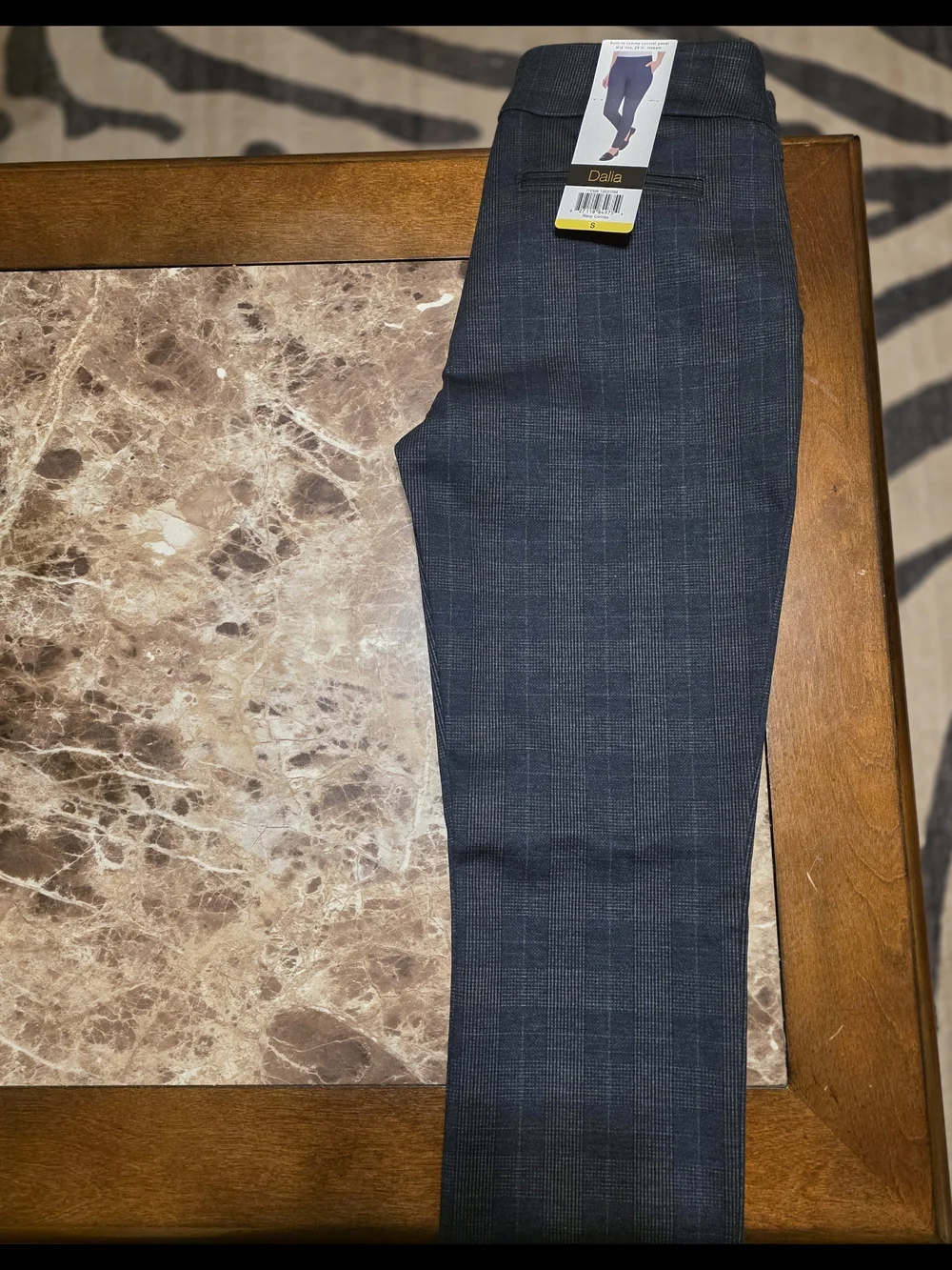 Dalia Navy Combo Pull-on Ponte Pants